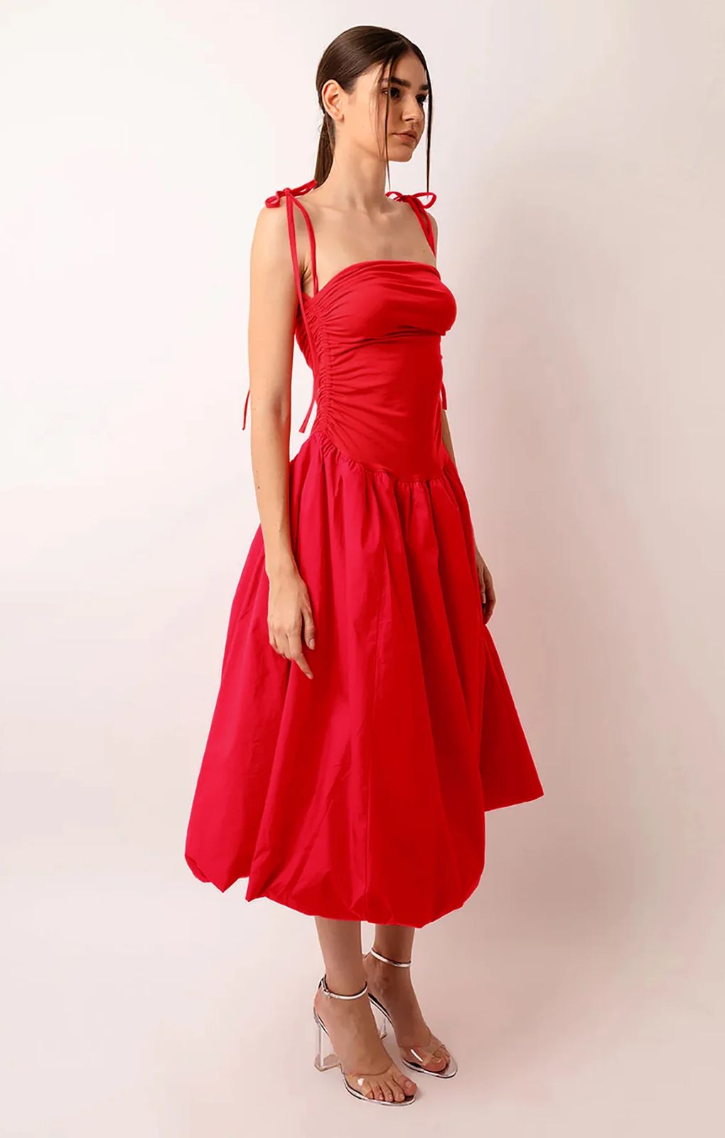 Amy Lynn Alexa Cherry Puffball Dress