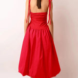 Amy Lynn Alexa Cherry Puffball Dress