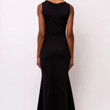 Amy Lynn Harlie Black Heart Cut Out Maxi Dress