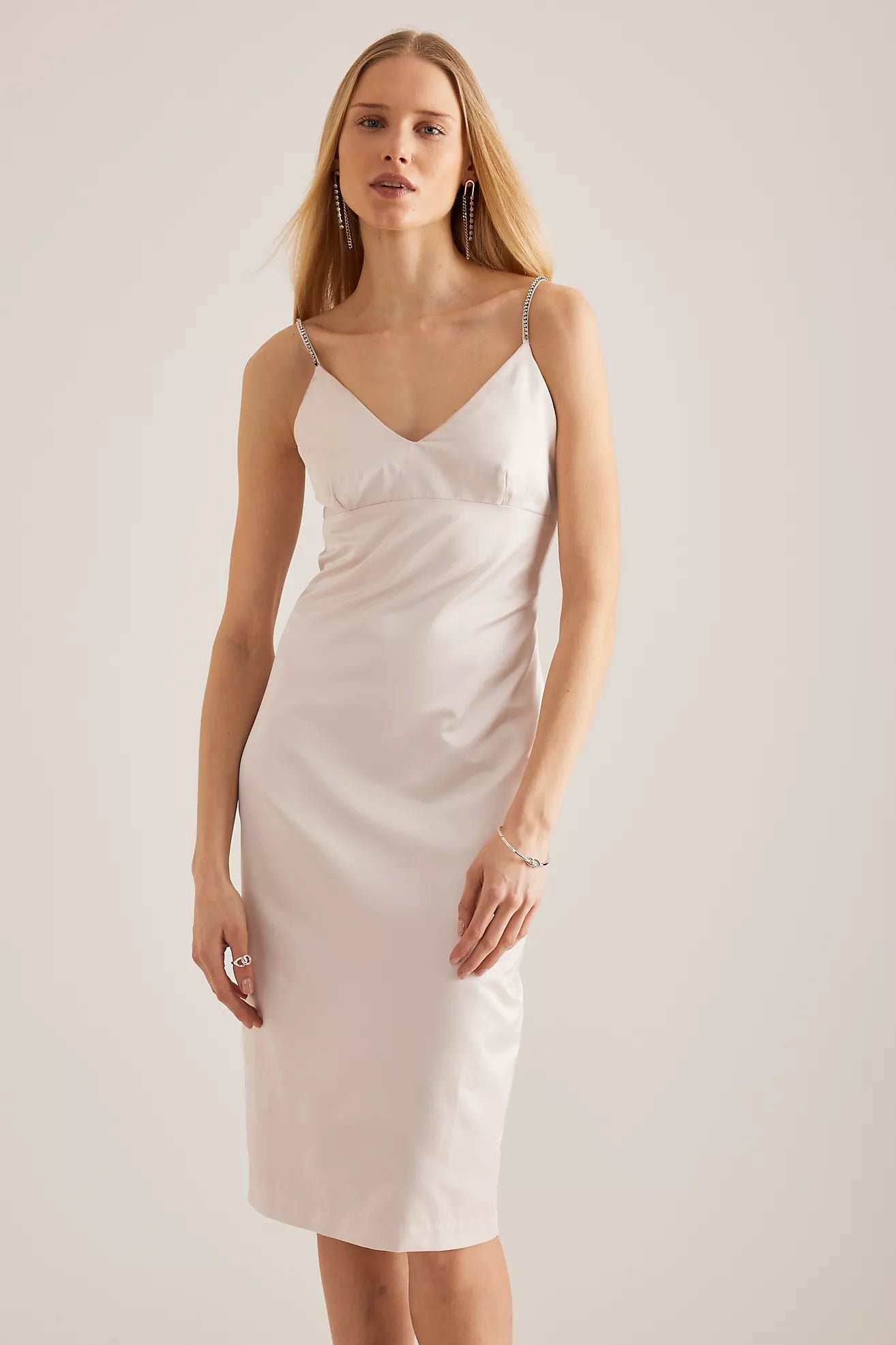 Anthropologie Embellished-Strap Midi Dress – dresses by Anthropologie, available to rent from Hirestreet