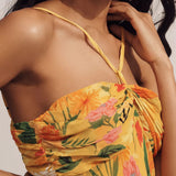 Anthropologie Halter Slip Dress