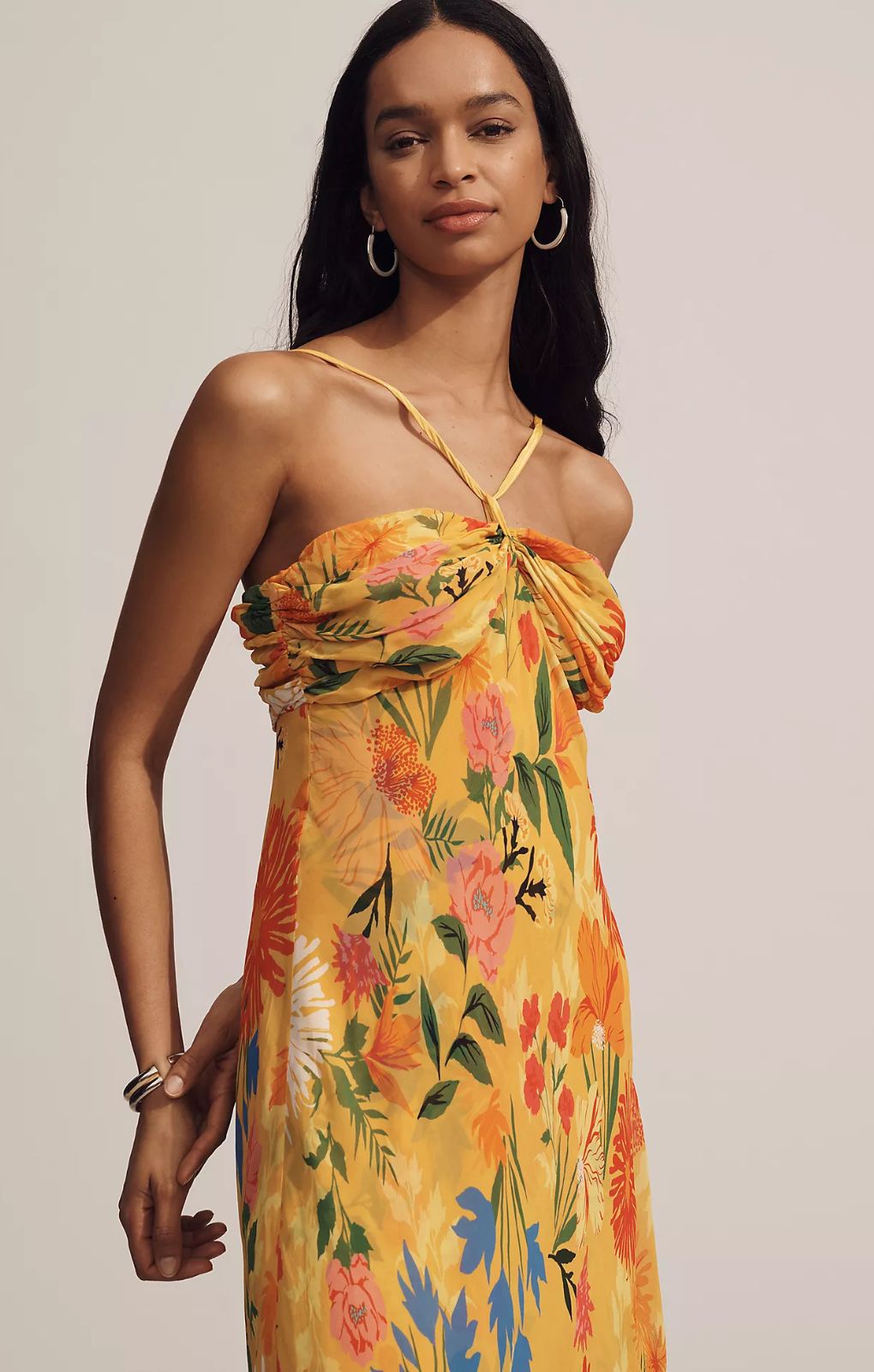 Rent Anthropologie Halter Slip Dress | Hirestreet Rent Anthropologie Halter Slip Dress | Hirestreet