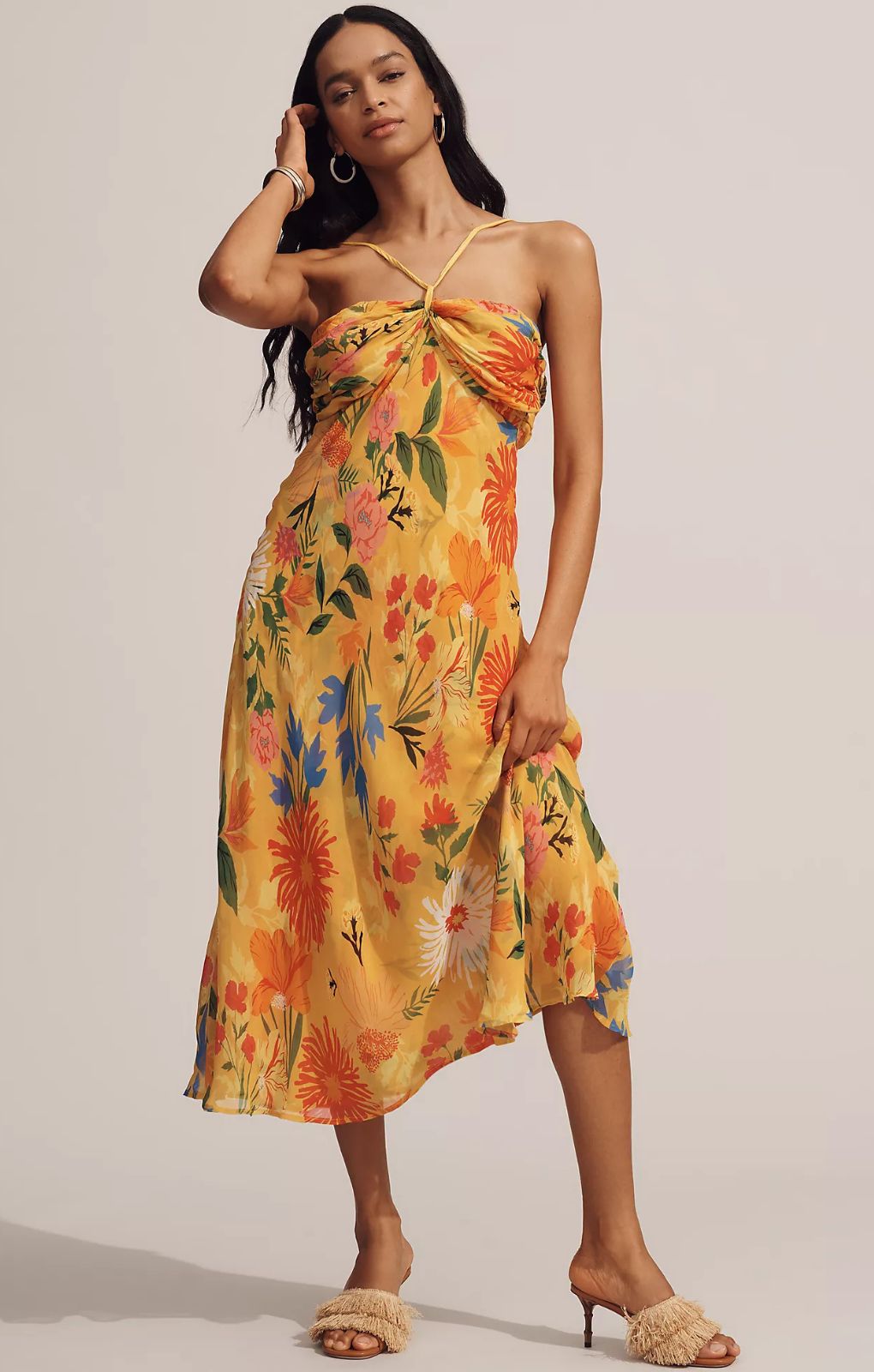 Rent Anthropologie Halter Slip Dress | Hirestreet Rent Anthropologie Halter Slip Dress | Hirestreet