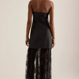 Anthropologie Lace Twofer Strapless Maxi Dress – dresses by Anthropologie, available to rent from Hirestreet