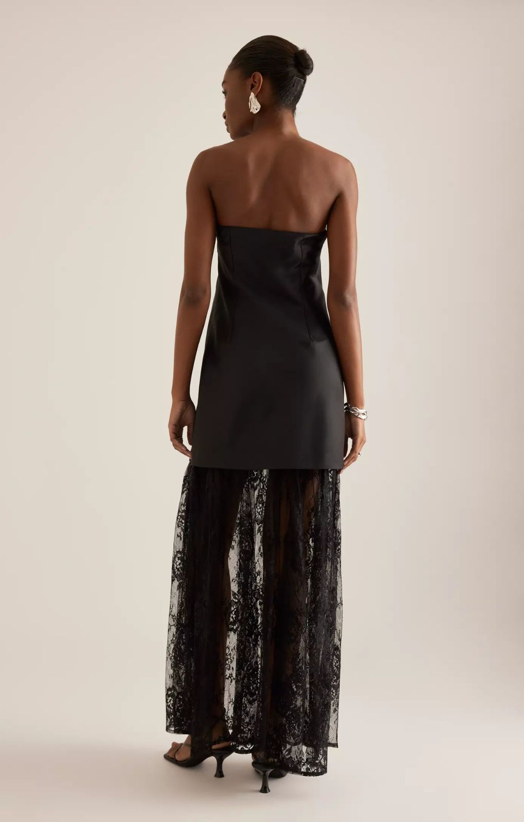 Rent Anthropologie Lace Twofer Strapless Maxi Dress | Hirestreet Rent Anthropologie Lace Twofer Strapless Maxi Dress | Hirestreet