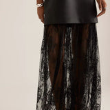 Anthropologie Lace Twofer Strapless Maxi Dress – dresses by Anthropologie, available to rent from Hirestreet