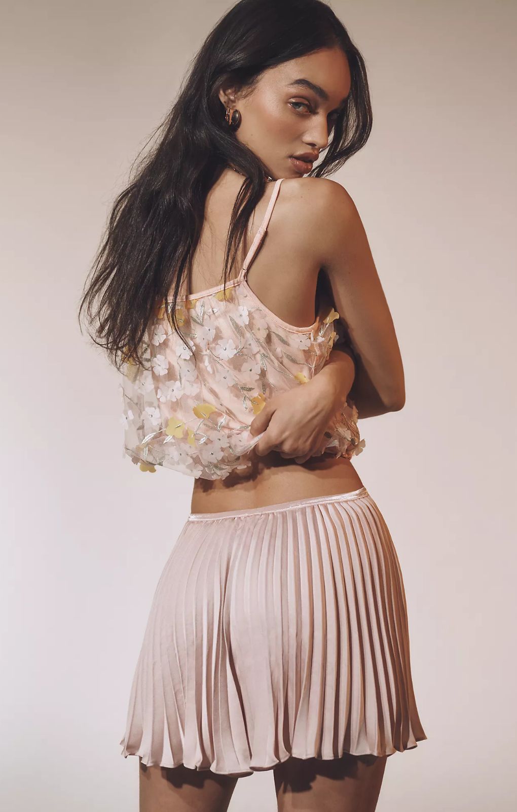 Anthropologie Silky Plissé Shorts – shorts by Anthropologie, available to rent from Hirestreet