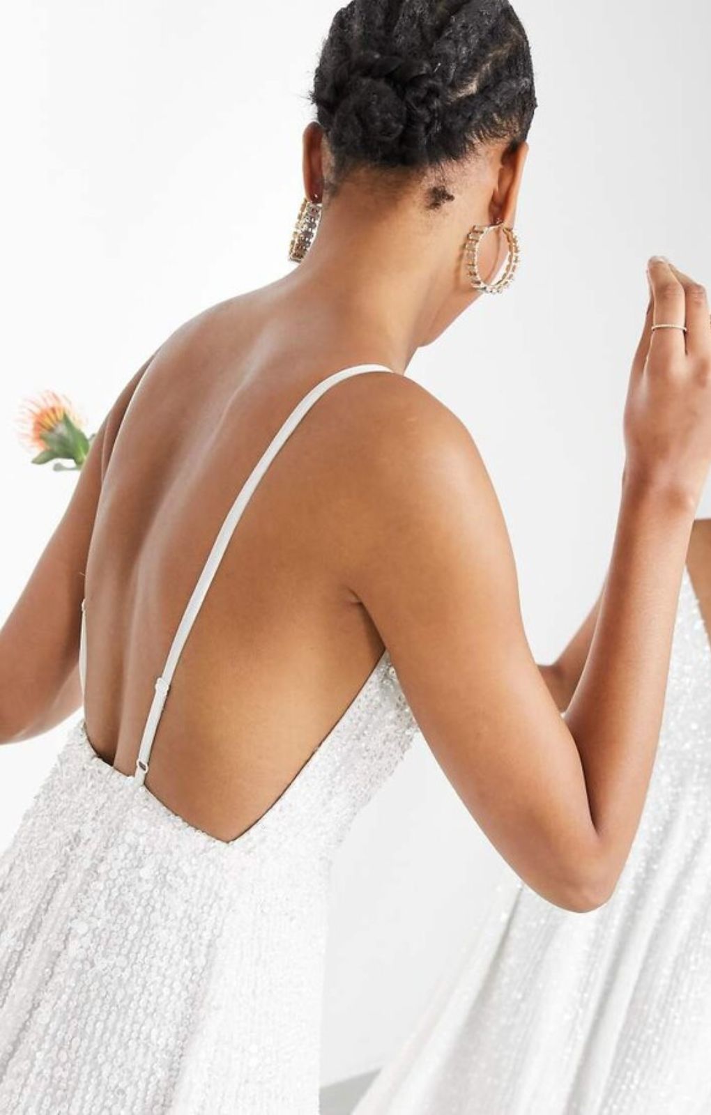 Rent Asos Edition Josie Embellished Cami Maxi Wedding Dress In Multi | Hirestreet Rent Asos Edition Josie Embellished Cami Maxi Wedding Dress In Multi | Hirestreet