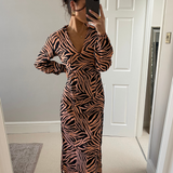 Asos Made In Kenya Maxi Dress In Tiger Print