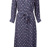 French Connection Augustine Delphine Navy Shirt Dress