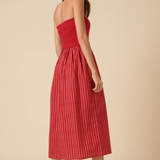 Nobody's Child Bandeau Woven Mix Dress