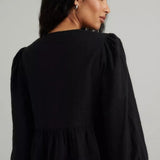 Nobody's Child Bernice Tie Front Blouse