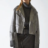 Glamorous Grey Biker Long sleeve Jacket