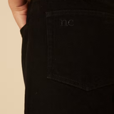 Nobody's Child Black Denim A-line Shorts