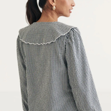 Nobody's Child Gingham SS Birdie Blouse