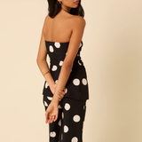 Nobody's Child Black Polka Dot Bandeau Top