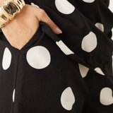 Nobody's Child Black Polka Dot Wide Leg Trousers