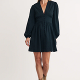 Nobody's Child Black Long Sleeve Starlight Mini Dress