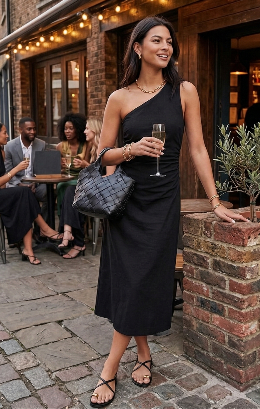 knee length dresses for ladies Petal and Pup Women's Una Midi Dress