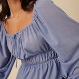 Nobody's Child Square Neck Blouse