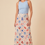 Nobody's Child Coastal Print Mila Maxi