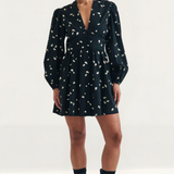 Nobody's Child Petite Starlight Ls Mini Dress Printed Floral