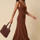 Nobody's Child Cut & Sew Textured Maxi Dress Plain
