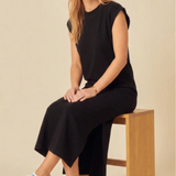 Nobody's Child Grown On Sleeve Easy Maxi Tshirt Dress Plain