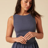 Nobody's Child Blue Verity Midi Dress
