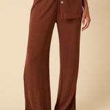 Nobody's Child Brown Textured Wide Leg Trousers