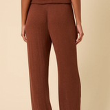 Nobody's Child Brown Textured Wide Leg Trousers