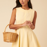 Nobody's Child Butter Yellow Brynn Mini Dress