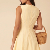 Nobody's Child Butter Yellow Brynn Mini Dress