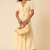 Nobody's Child Butter Yellow Katie Midi Dress