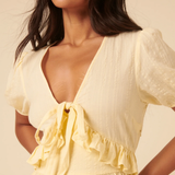 Nobody's Child Butter Yellow Katie Midi Dress