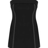 Seven Wonders Calandra Top in Black