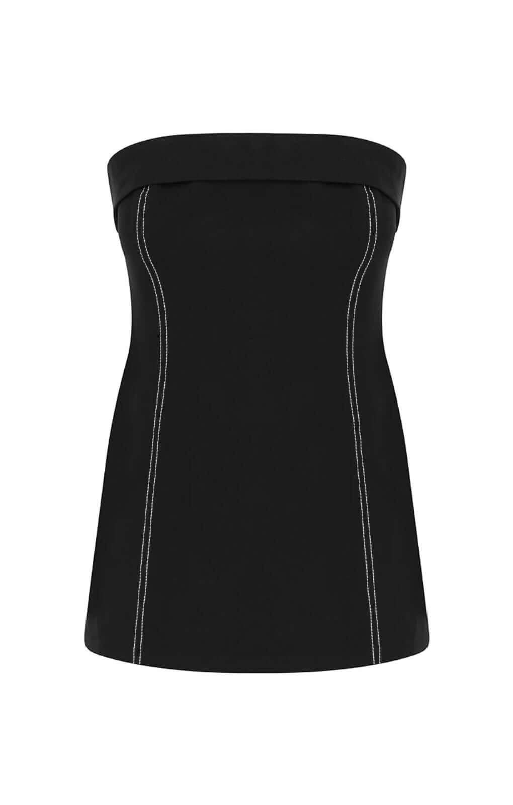 Seven Wonders Calandra Top in Black