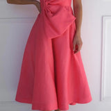 Talulah Camellia Calypso Coral Midi Dress