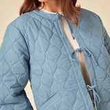 Nobody's Child Chambray Quilted Jacket