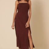 Nobody's Child Maddie Midi Dress Plain