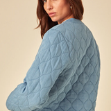 Nobody's Child Chambray Quilted Jacket