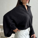 Charli London Aleya Sweater - Anthracite
