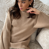 Charli London Letitia Sweater - Camel