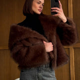 Charli London Rihanne Coat - Dark Chocolate