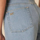 Nobody's Child Light Blue Denim A-line Shorts