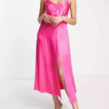 Closet London Pink Cami Midi Dress