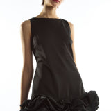 Collective The Label Ruffle Hem Playsuit - Harlee Black