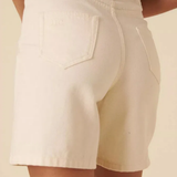 Nobody's Child Cream Denim Brixton Shorts