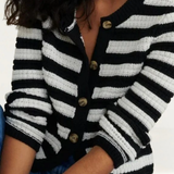Nobody's Child Crew Neck Pocket Cardigan Mono