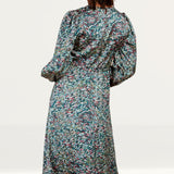 Little Mistress Satin Print Midaxi Dress by Vogue Williams